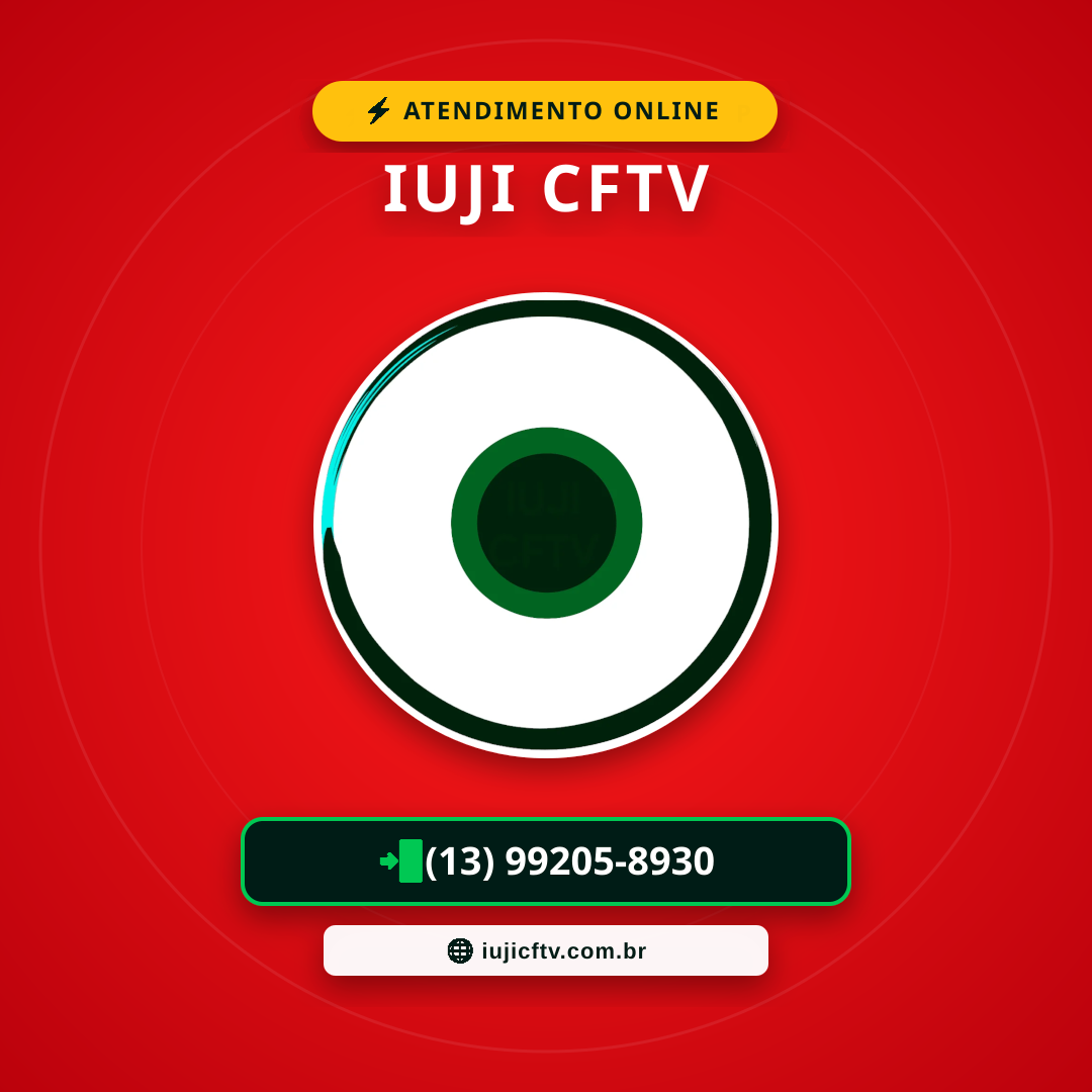 iuji cftv seguranca eletronica parceria praia grande baixada santista litoral paulista sp 2026