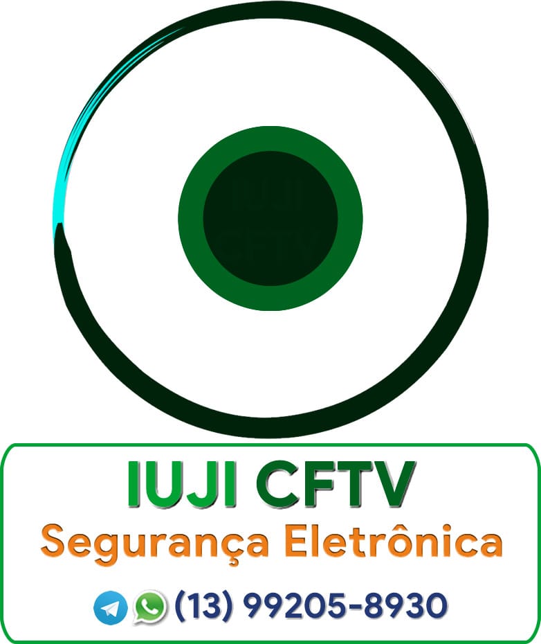 Logo Iuji Cftv Seguranca Eletronica Servico Verificacao Instalacao Manutencao Cameras Alarme Cerca Eletrica Fornecedor Intelbras Sao Paulo Praia Grande Baixada Santista Litoral Paulista Sp