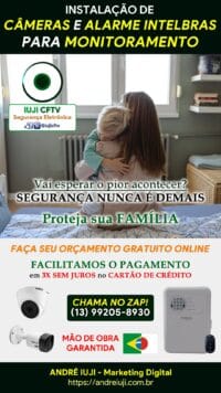 iuji cftv seguranca eletronica instalacao de cameras e alarme intelbras para monitoramento proteja sua familia vila caicara praia grande baixada santista litoral paulista sao paulo sp brasil